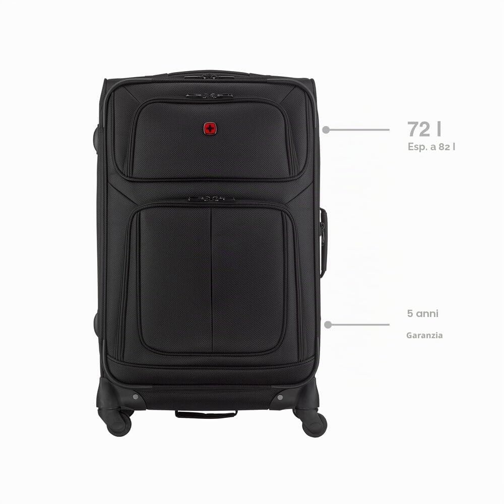 WENGER Sion Trolley in Tessuto, Espandibile, Uomo Donna, Viaggi Vacanze