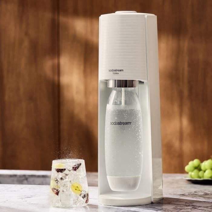 SodaStream Terra Sparkling Water Maker Machine, White 3