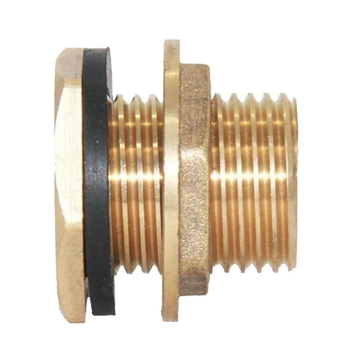 Brass Tap Click-Lock Fitting for Water Butt and Rain Barrels - Durable Water Tank Connector(1/2)