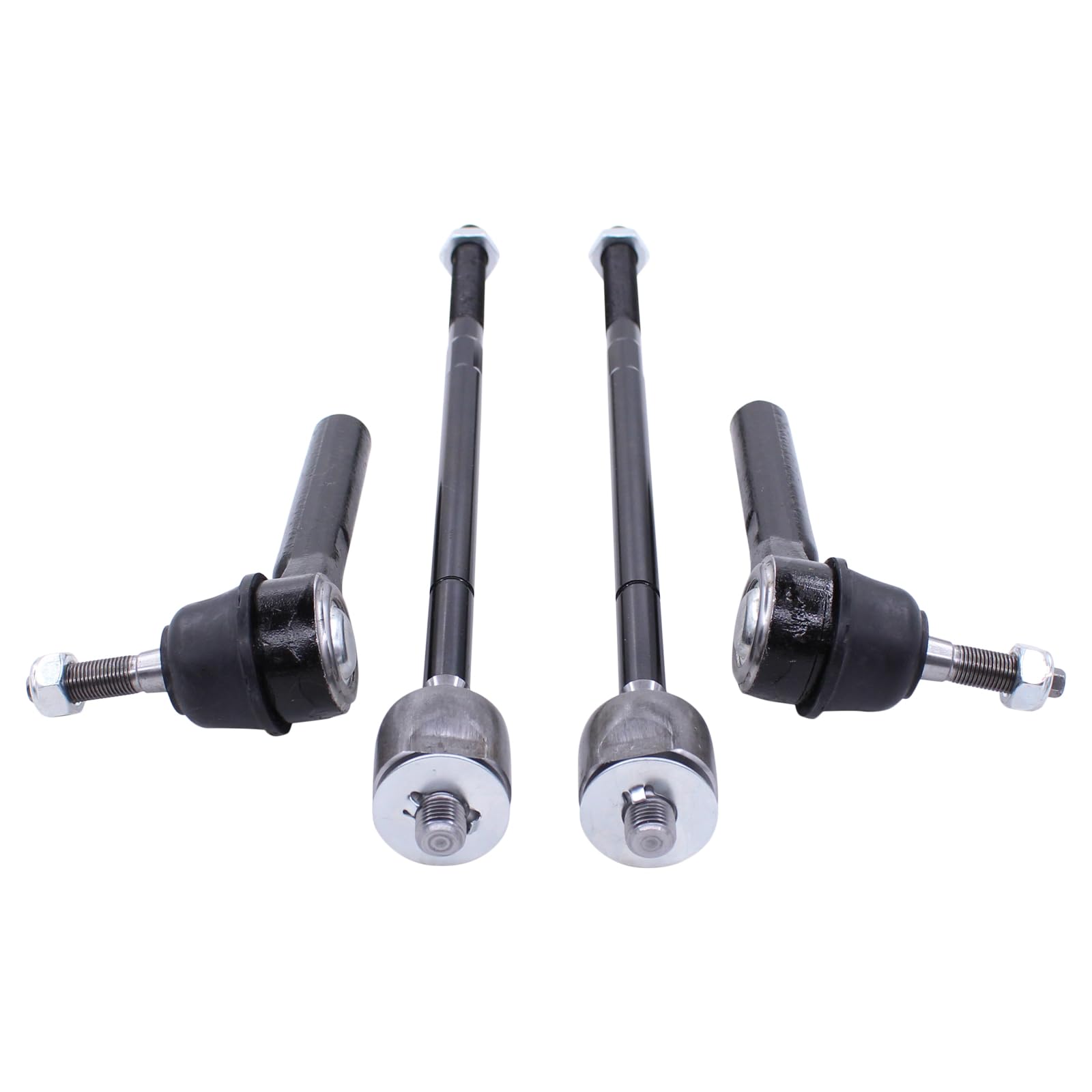 Front Inner & Outer Tie Rod End Set For 2008-2013 Chrysler Town & Country – 4 Pieces, Greasable