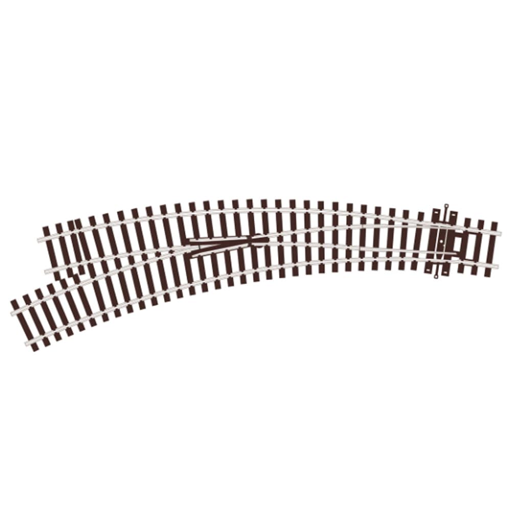 Peco SL-U77 Small Radius Curved Left Hand Point Unifrog code 100 rail 00/H0