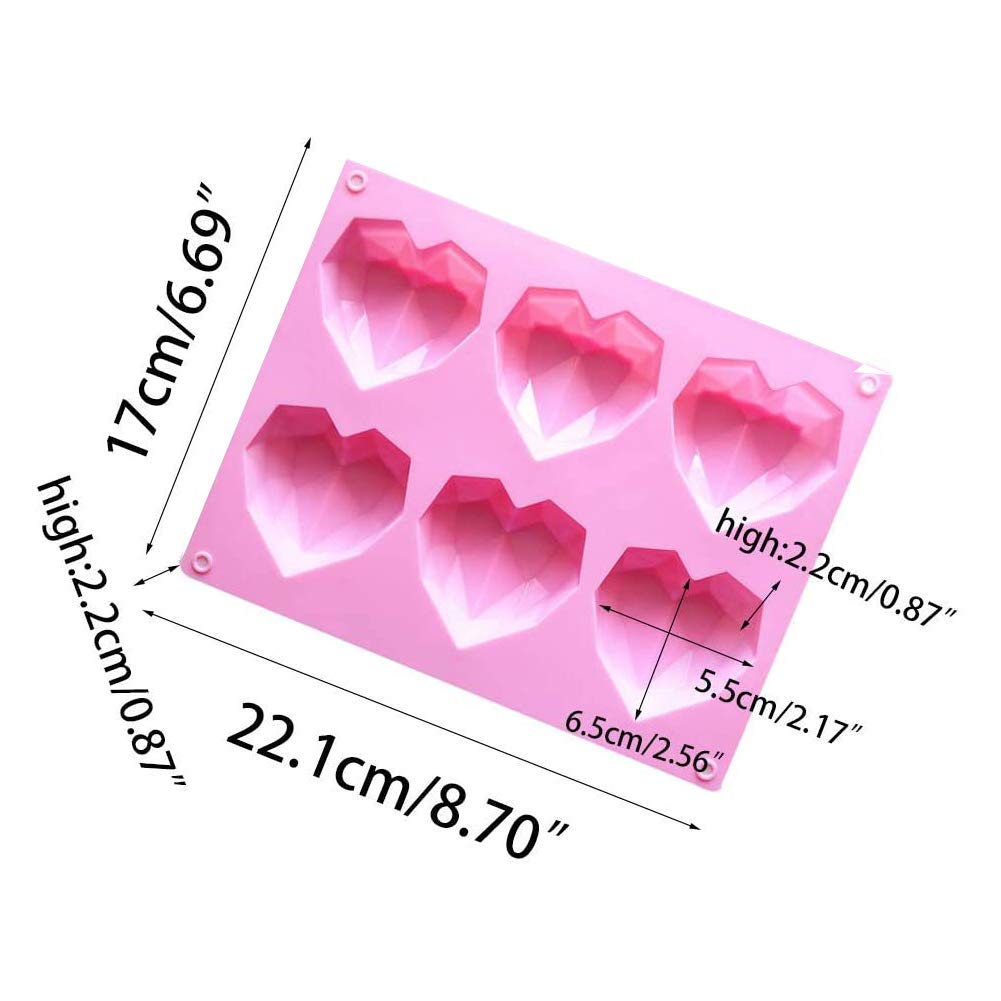 Stampini Per Ghiaccioli In Silicone Senza BPA - 8 Forme Con Cuore, Riutilizzabili, Per Bambini E Adulti - Foto 2