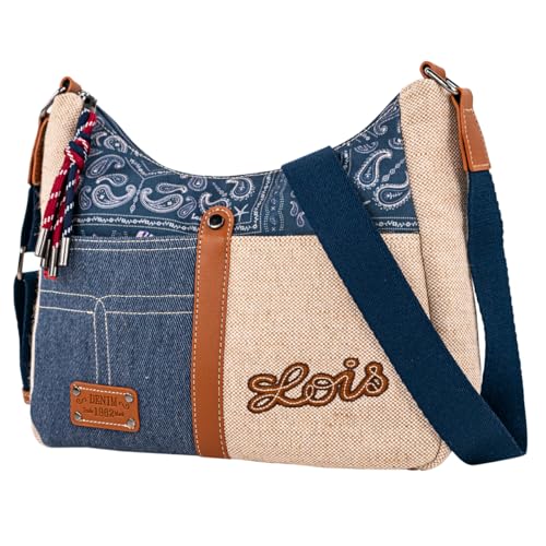 Lois - Bolso Bandolera Mujer elegante. Bolso mujer versátil diseño práctico para diario ideal como Bandolera moderna y funcional dentro de las mejores Bolsas, Marino Lois - Bolso Bandolera Mujer elegante. Bolso mujer versátil diseño práctico para diario ideal como Bandolera moderna y funcional dentro de las mejores Bolsas, Marino