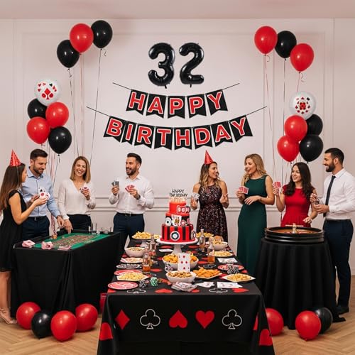 Image of TONIFUL 20 Pcs Number Balloon 2 Set 16 Inch Black 0-9 Numbers Balloons | Small Custom Digital Mylar Foil Ballons for Birthday Halloween Graduation Anniversary 2027 New Year Eve Party Decorations