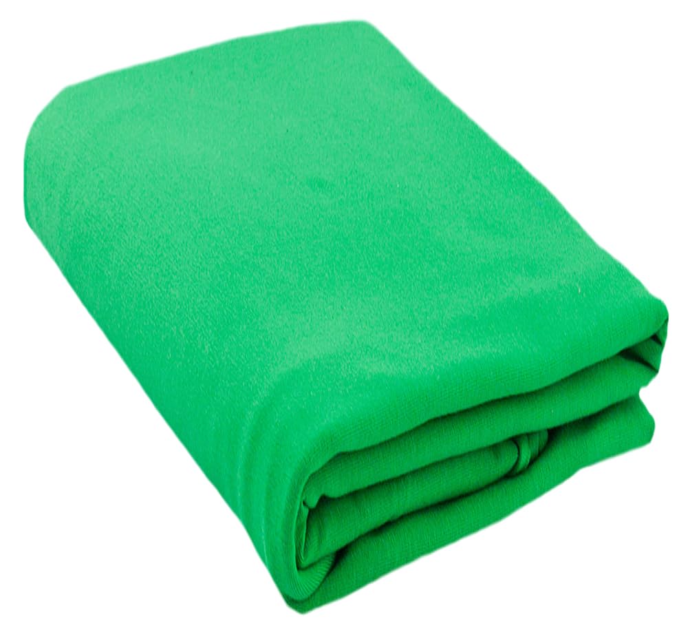 Einfarbiger Jerseystoff uni grün – 95% Baumwolle, 5% Elasthan | Weich & Dehnbar, vielseitig zum Nähen | 50 cm x 150 cm