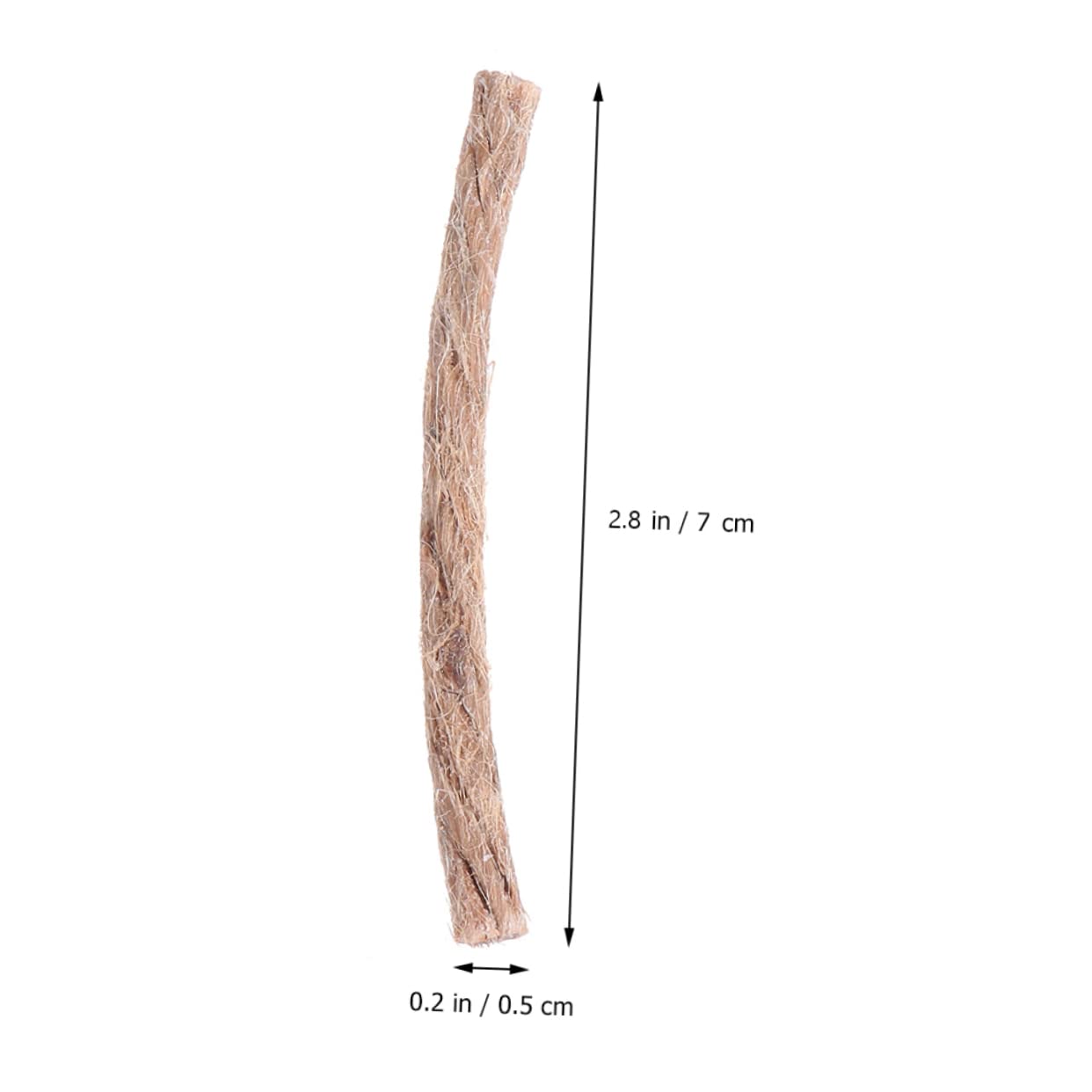 Kisangel 60 pcs Kindling Jute Infused Wick Cord Wax Rope fire Starter Braided Rope Wax Infused Flint fire Starter fire Rope Stick Accessories Rope Camping Travel