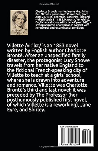 Image secondaire de Villette Illustré de Charlotte Brontë - Roman Classique Anglais