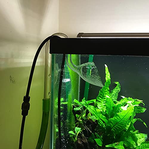 Image of Glass Lily Pipe Outflow Aquatic Lily Pipe Set for Aquarium Planted Tank Aquascaping Filter 13mm for 12 /16mm(1 /2 inch ID) Tubing Hose