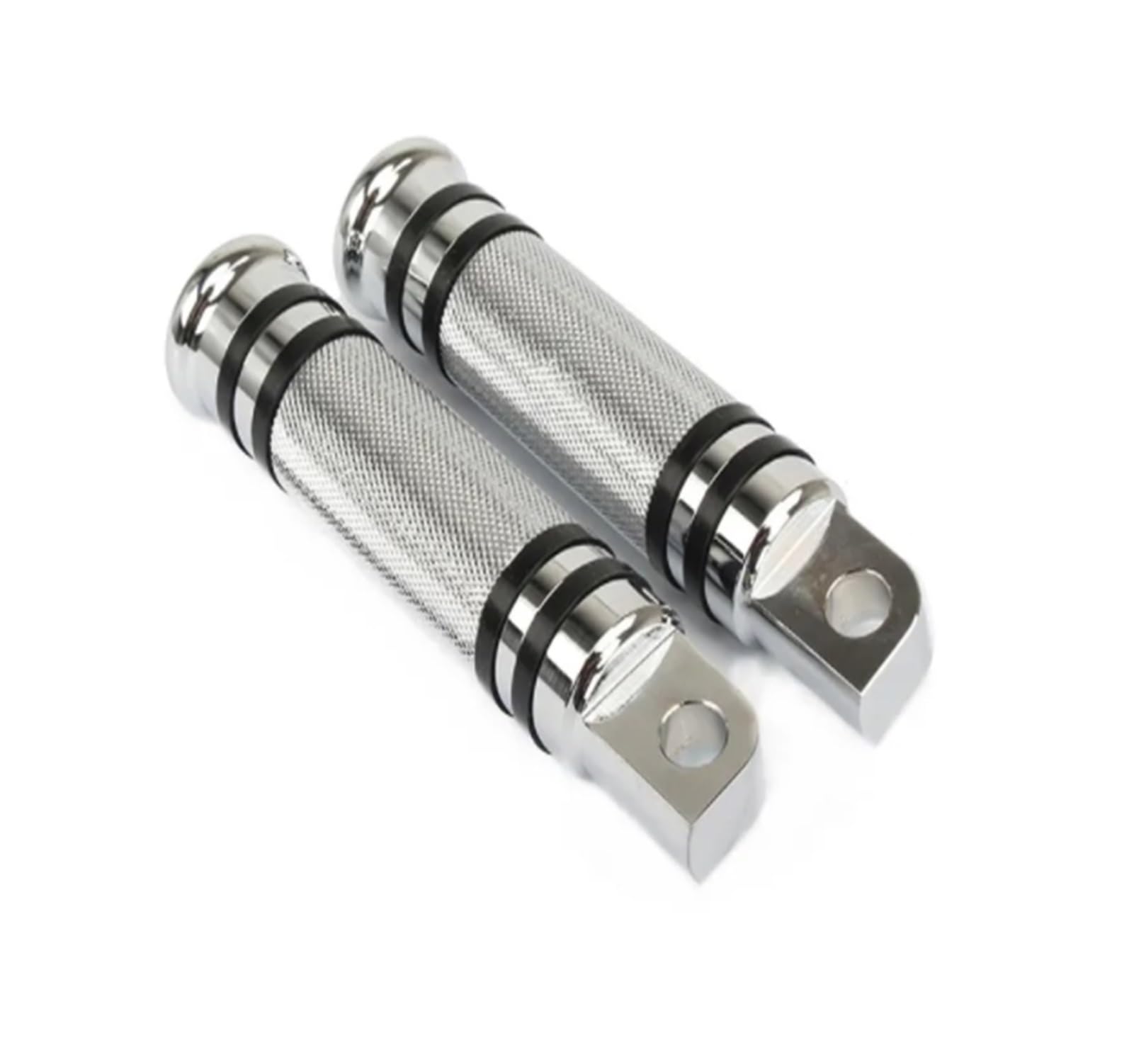 Support cale-pieds moto chrome brillant haute résistance pour pare-moteur - 5