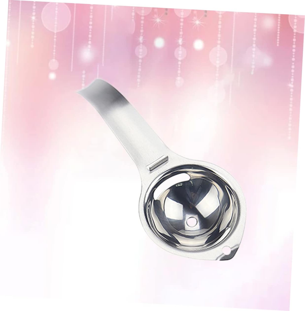 Stainless Steel Egg Yolk Separator Non Stick White Egg Separator Cooking Tool for Baking and Kitchen Use Easy to Clean with Smooth Mirror Polished Surface