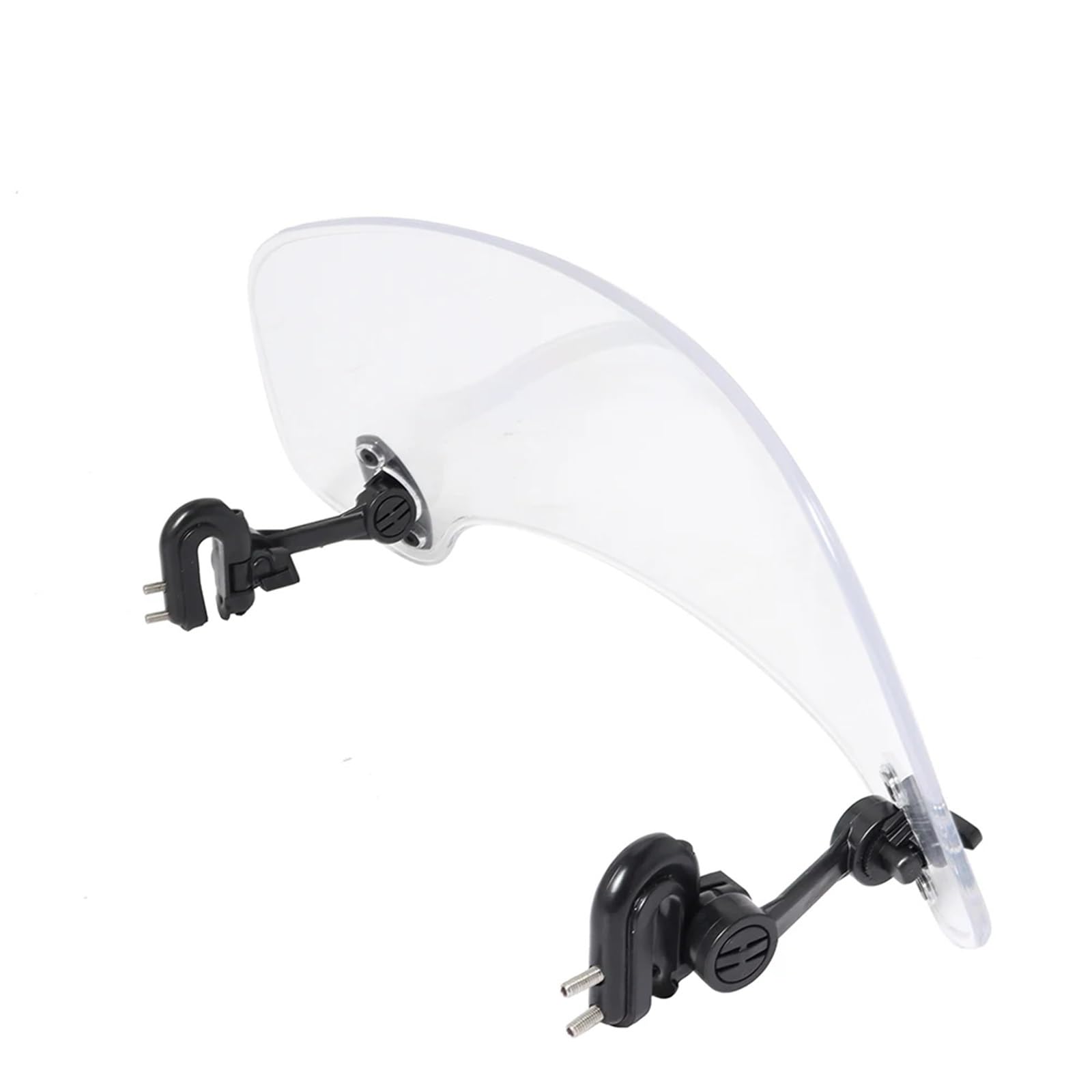 Moto Pare-Brise Avant Extension Pare-Brise Surélevé Moto Extension Pare-Brise Universelle Moto Scooter Bouclier Déflecteur Vent Réglable Déflecteurs Vent Moto