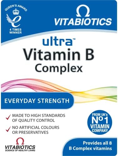 Amazon Com Ultra Vitamin B Complex Tablets Pack Of 60 Tablets Health Household