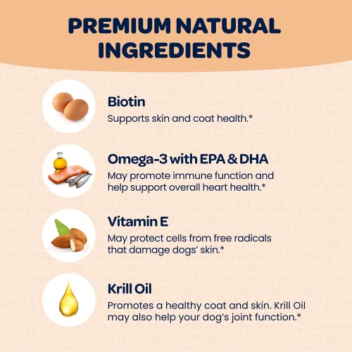 Ready Pet Go! Omega 3 + Calming Chews For Dogs | Helps With Dog Anxiety, Separation & Barking | Fish Oil For Dog Shedding, Skin Allergy, Itch Relief | 90 Chews Each #TOP3