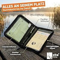 Zite Fishing Angelschein-Tasche - Dokumenten-Tasche & Angelpapiere Hülle – Ansicht 4