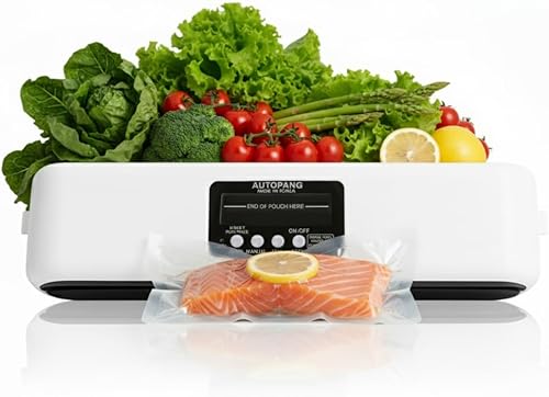 Máquina selladora al vacío inalámbrica, potente succión, sellado manos libres completamente automático, batería de iones de litio recargable USB-C,