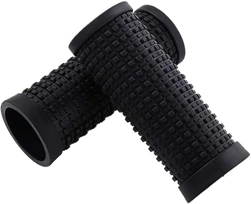 Miniatura 4 de 1 par de empuñaduras para manillar de bicicleta, cubierta protectora negra para manillar de bicicleta, agarres de extremo para scooter, bicicleta