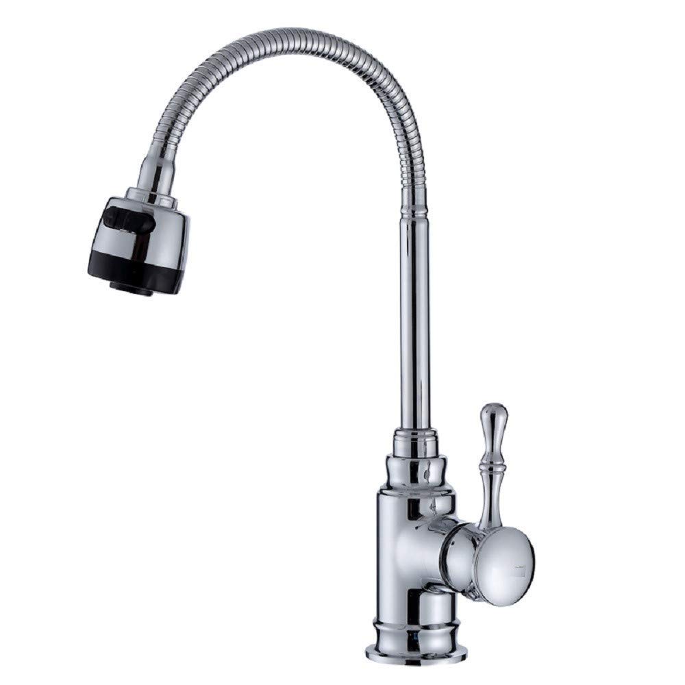 Kitchen Tap Cold and Hot Dishwash Basin Bowl Sink Can Rotate Taps Mixer