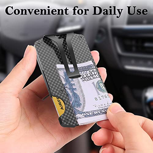 Steytay Wallet For Men Slim Minimalist Wallet Men'swomenmetal Wallet With Rfid And Money Clips Function Designed For Minimalist Men And Women (Black) #TOP5