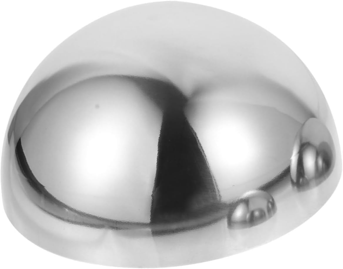 DULAI Gazing Balls for Gardens Gazing Hemisphere Ball Hollow Ball Mirror Globe Metal Outdoor Gazing Ball Wall Decoration Garden Rainbow Mirror Ball Head Boutique Stainless Steel