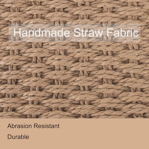 Image of YYW Small Handmade Straw Bag for Women, Natural Summer Beach Shoulder Bag Rattan Crossbody Purse for Women