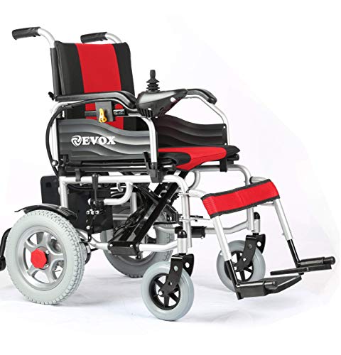 Image of EVOX Electric Wheelchair with (24 V 20AH) 12-15 km per charge, Durable & Long Lasting, Weight Bearing Capacity -100kg | Lithium Ion Battery For Elderly and Specially-abled WC-105, 1 Year Warranty