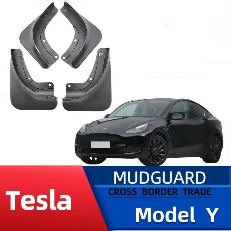 Garde-boue flexible Tesla Model Y protection anti-éclaboussures intégrée - 3