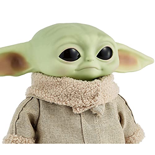 Mattel Disney Star Wars Spielzeug, The Child Plüschfigur, aus 'The Mandalorian', interagierend, mit Geräusch und Bewegungsfunktion, 28cm, Star Wars Geschenke, Spielzeug ab 3 Jahre, GWD87 – Bild 7