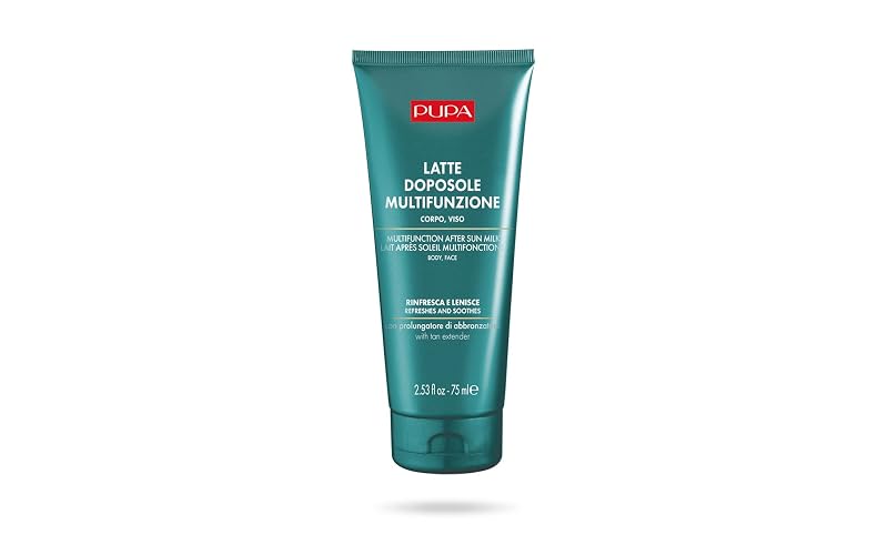 Pupa Milano Leite Pós-Sol Multifuncional para Corpo e Rosto, 75 mL