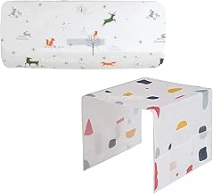 Live2Better Refrigerator Top Cover with 6 Utility Pockets, Dustproof, Waterproof, Transparent - 130 X 55cm, Multicolour