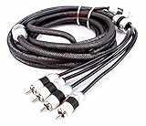 Stinger SI8412 12-Foot 4-Channel 8000 Series Audiophile Grade RCA Interconnect Cable