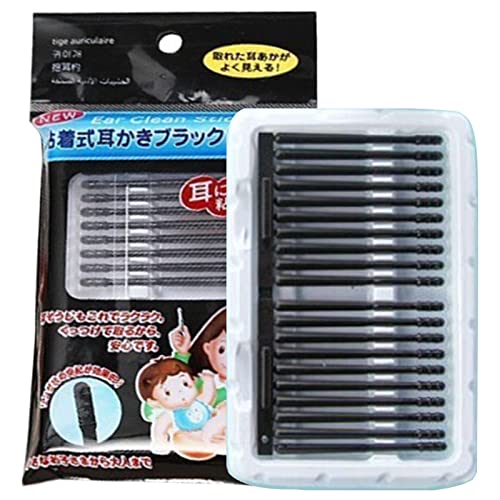 Chunyi 5 Pcs Écope d'oreille Collante | Enlèvement de cérumen pour ABS,Lot de 20 bâtonnets d'oreille Collants pour Enfants en Spirale avec tête en Silicone, Nettoyeur d'oreille, pour Nettoyer Cover
