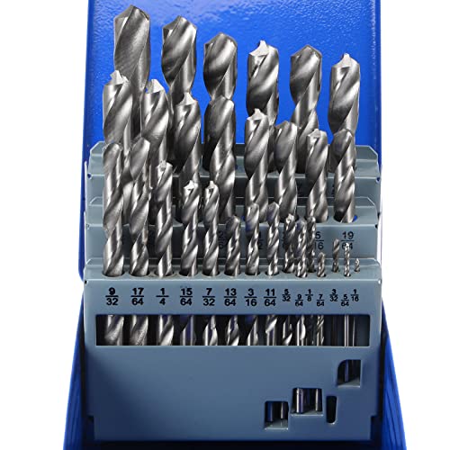 Uxcell 29Pcs Cobalt Drill Bit Set 29 Sizes 1/16"-1/2" Drilling Dia M35 Twist Drills Hex Shank Bits For Steel, Aluminum, Copper, Soft Alloy Steel, Wood, Plastic #TOP26