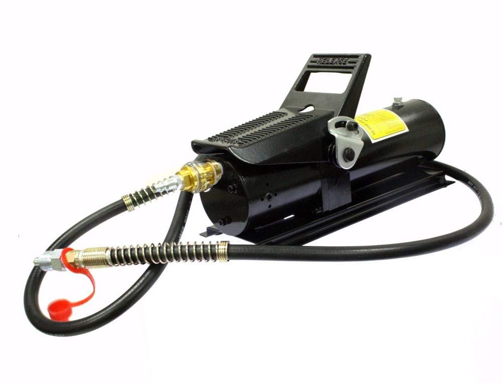 DBM IMPORTS 10,000 PSI 10 Ton Porta Power Hydraulic Air Foot Pump Control Lift 170PSI