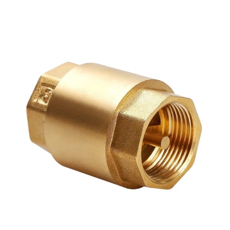 Valvola di ritegno a Molla in Linea con Filettatura in Ottone NPT da 1/2" 20/25 mm(1-1/2")