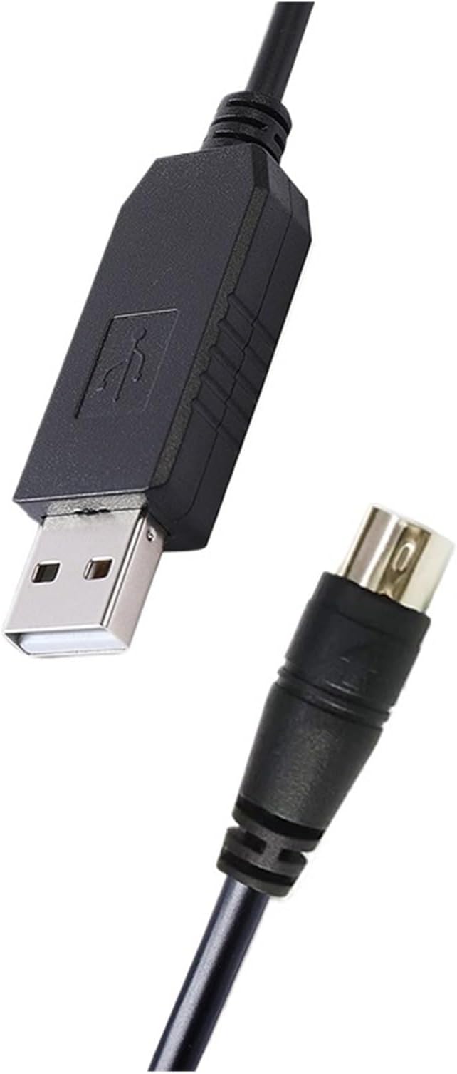 PL2303 USB to M1ni-DIN 8 Pin RS-232 Serial PC Cable for Tripp-Lite SNMPWEBCARD to PC Compatible with 73-1025(1M)