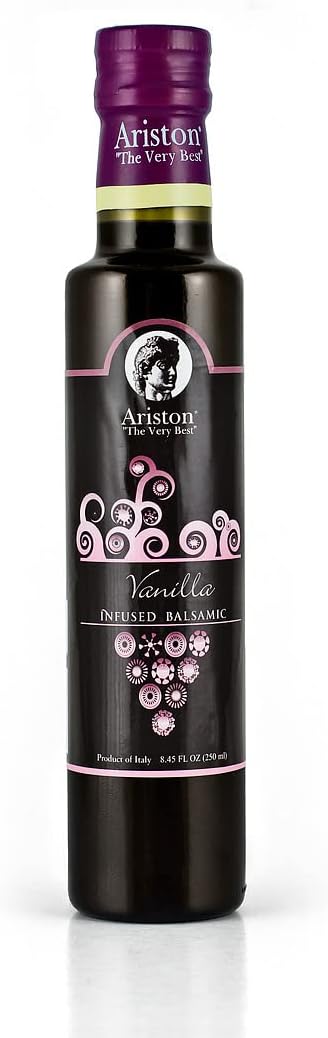Ariston Vanilla Infused Balsamic 8.45 Fl Oz (250 Ml) Product of Italy