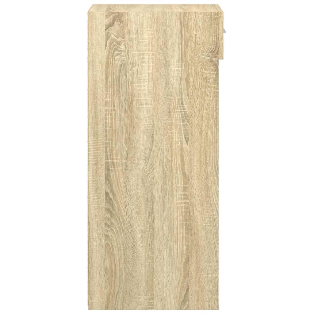 Credenza in rovere Sonoma, 30 x 42,5 x 93 cm, comò con cassetto
