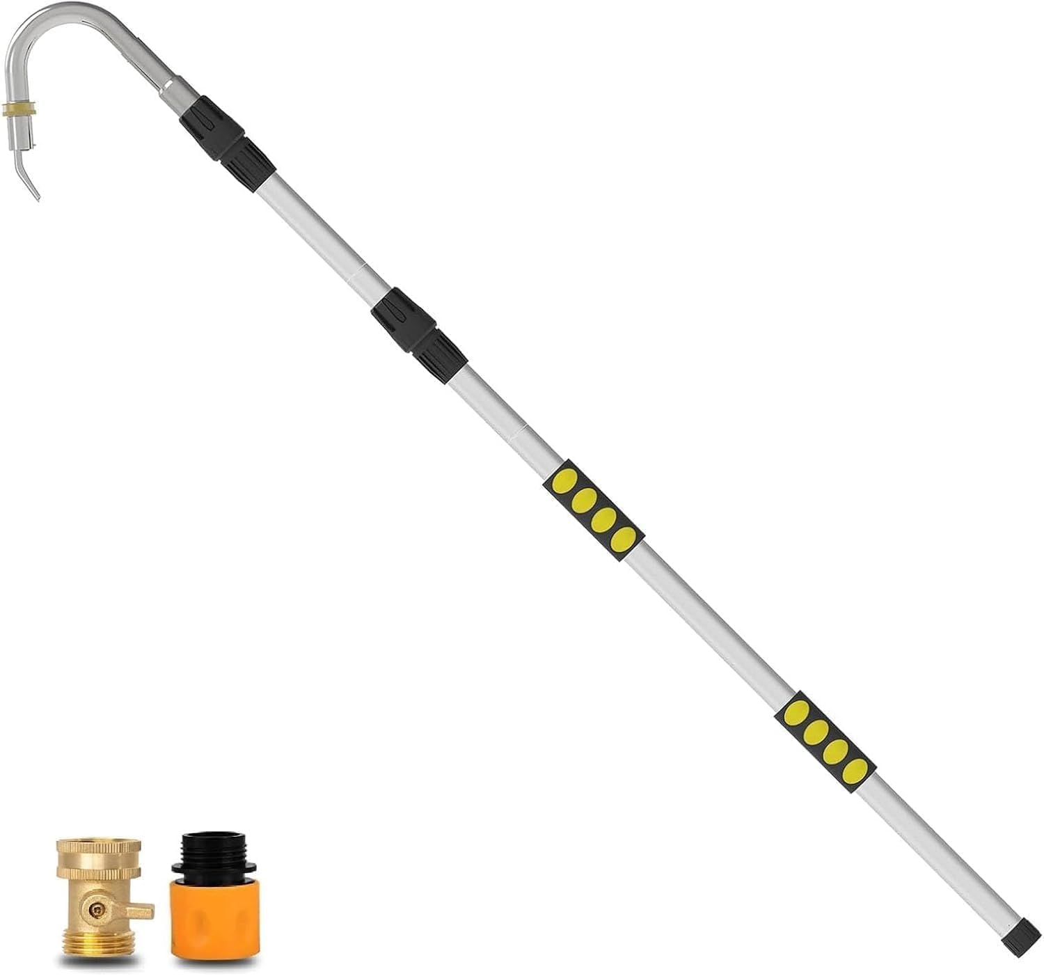 Photo 1 of  20FT Reach Gutter Cleaning Tools from The Ground, 12FT Telescoping Gutter Cleaner Tool Rain Gutter Cleaning Tool for Debris 