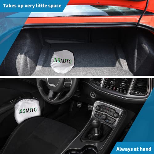 Image of for Dodge Caravan 2006-2024 Front Windshield Sun Shade Sunshade-for Dodge Promaster 2014-2023 Windshield Cover, for Grand Caravan 2022 Reflective Protector Sun Visor Car Accessories(63 inch X 39.4 inch)