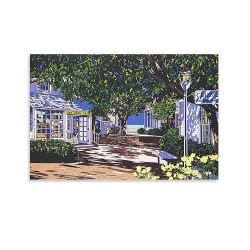 ��؉p�l �|�X�^�[ (3) �p�l�� �L�����o�X�E�H�[���A�[�g���� ��� �ŉ� �ǂ̊G ��������12x18inch(30x45cm)