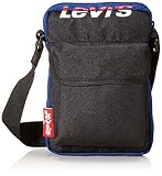  LEVIS FOOTWEAR AND ACCESSORIES - L Series Small Cross Body Color Block, Bolso bandolera Hombre, Azul (Marine), 14x8x20 cm (W x H L)