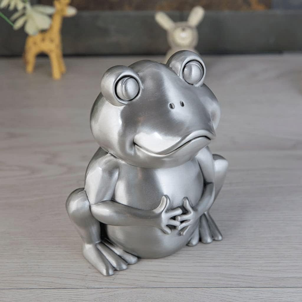 かわいい貯金箱の形をした貯金箱 シルバー かわいい貯金箱 亜鉛合金 金属貯金 ストッパー付き 小さな貯金箱 子供用 大人用 マネージ 子供 貯金箱  鍵付き 子供用貯金箱 おもちゃ コイン お札 両用 紙幣 子供 ギフト 車型 大容量 かわいい お札 貯金箱 飾りシール付き お金 ...