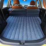 Wjie Auto Luftmatratze Beflockung Stoff Luftmatratze Multifunktion Autozubehör (175 * 130 * 10cm)