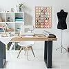 Tosnail Large 2 Pack Wooden Thread Racks, 48 Spools Wall Mount Storage Organizer for Sewing & Embroidery