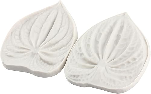Vista 44 de Sijiangmold Gumpaste - Molde de silicona para veteado de hojas de fondant, moldes veteados para pasta de goma, molde de flores para decoración