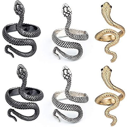 Bague Serpent Yueser 6pcs Cover