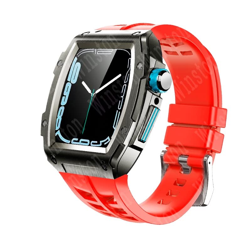 Bracelet caoutchouc et boîtier Apple Watch 8 pour le sport