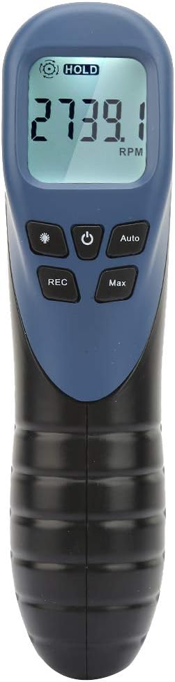 Digital Tachometer TL900 Automotive Non-Contact RPM Speed Meter Tach Gauge Tester, 2.5-99999RPM (Battery Not Included)