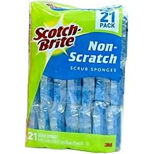 Scotch -Brite Non Scratch Scrub sponges - 21 Pack - Individually Wrapped