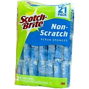 Scotch -Brite Non Scratch Scrub sponges – 21 Pack – Individually Wrapped